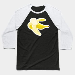 Peeled yellow banana Baseball T-Shirt